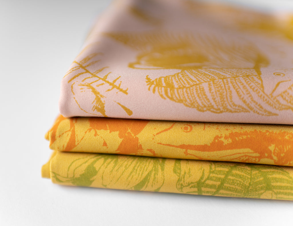 Furoshiki jaune et orange – 3 en 1